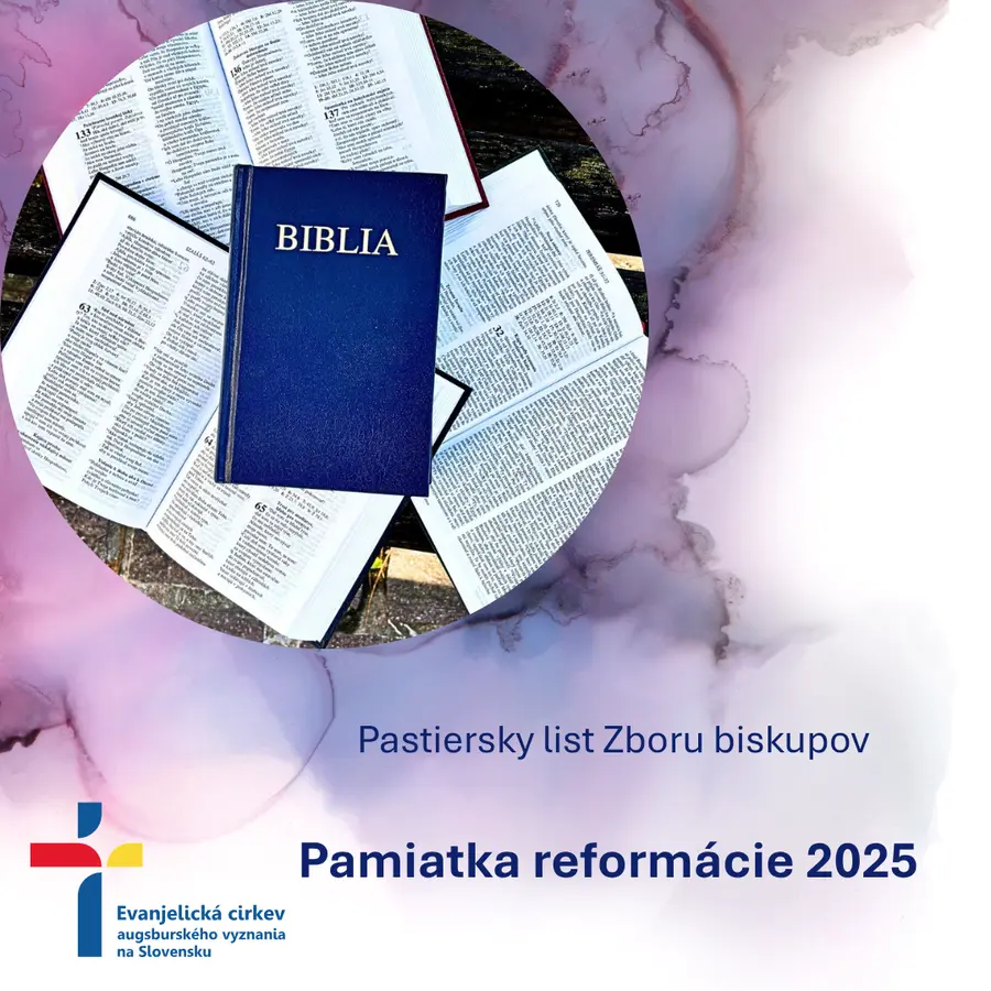 Pamiatka reformácie 2025- Pastiersky list Zboru biskupov ECAV