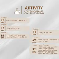 Aktivity na tento týždeň