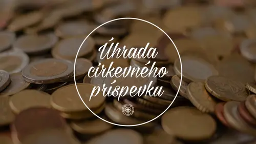 Úhrada cirkevného príspevku